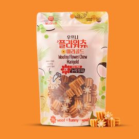 [ARK] Woofny Flower Chew Marigold_Oral Health, Plaque Relief, Dog Treats, Eye Health, Pets_Made in Korea